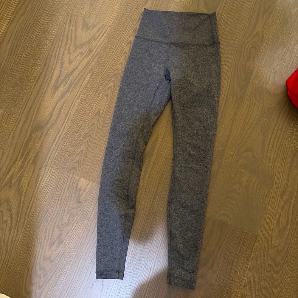 lululemon athletica High-Waist Heathered Gray Leggings
